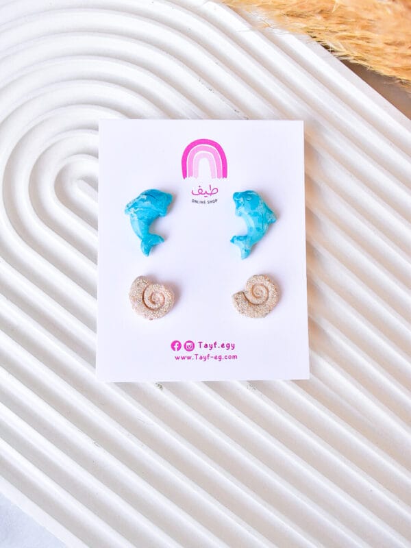 ⁦Amwag Earrings⁩ - الصورة ⁦3⁩