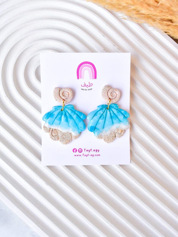 ⁦Amwag Earrings⁩ - الصورة ⁦2⁩