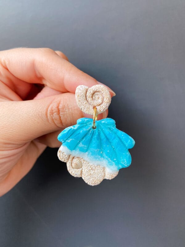 ⁦Amwag Earrings⁩ - الصورة ⁦5⁩