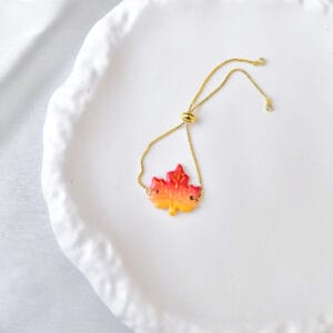 Fall Leaf Bracelet