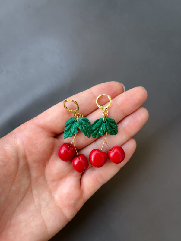 ⁦Cherries Earrings⁩ - الصورة ⁦5⁩