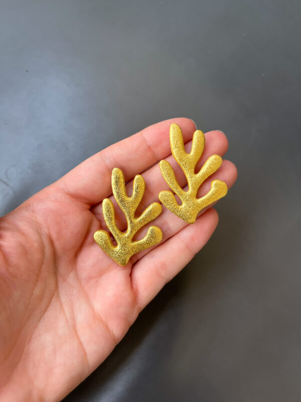 ⁦Coral Earrings⁩ - الصورة ⁦5⁩