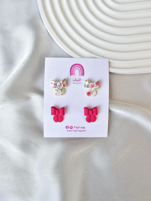 ⁦Summer Mini Bows Earrings⁩ - الصورة ⁦10⁩
