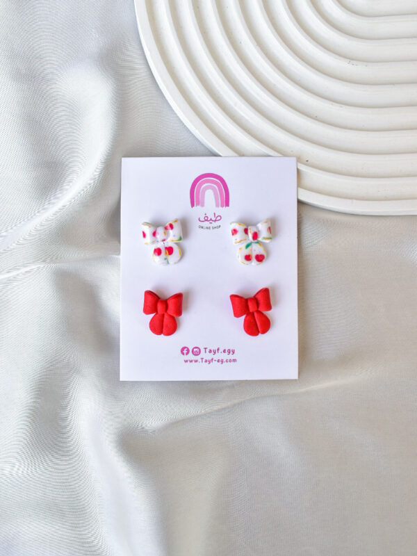 ⁦Summer Mini Bows Earrings⁩ - الصورة ⁦6⁩