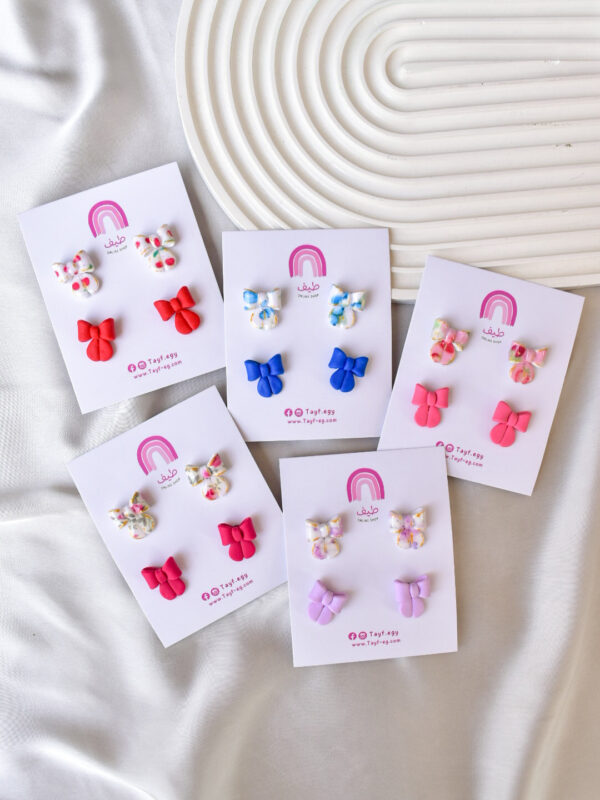 ⁦Summer Mini Bows Earrings⁩ - الصورة ⁦11⁩