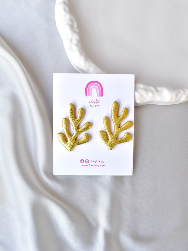 ⁦Coral Earrings⁩ - الصورة ⁦2⁩